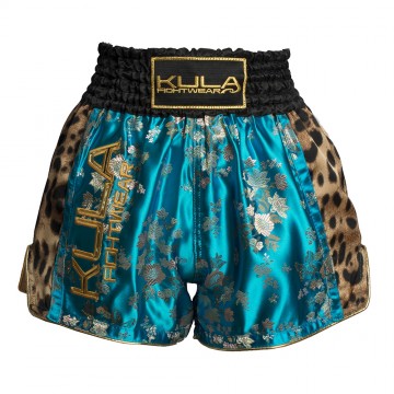 Kickboks broek dames blauw