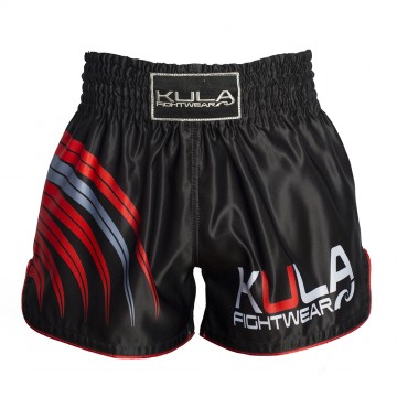 Kickboks broek heren zwart rood