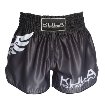 Kickboks broek zwart grijs